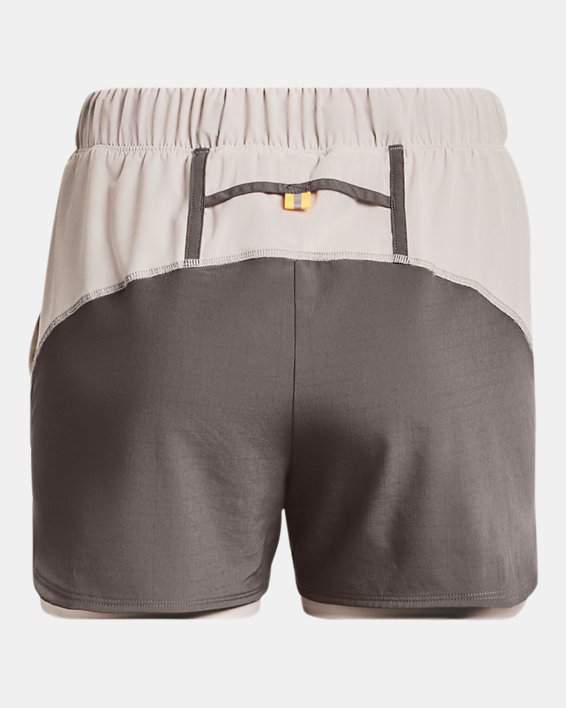 Damen UA Terrain 2-in-1-Shorts, Gray, pdpMainDesktop image number 7